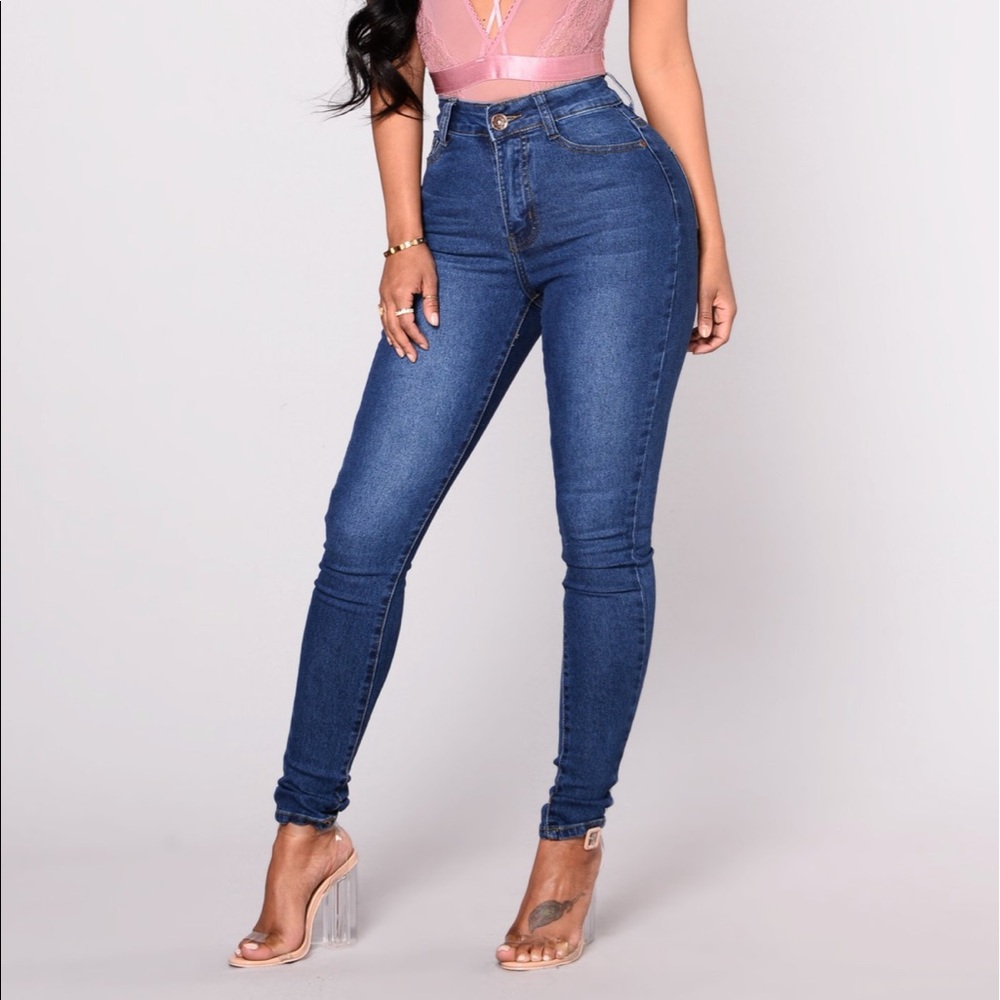 Fashion Nova High Rise Jeans